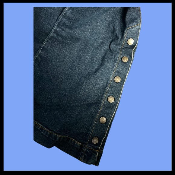 ZARA TRF JEANS denim flare jumpsuit. - Picture 9 of 11